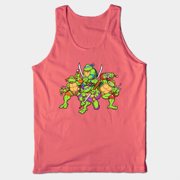 TMNT Tank Top by tommartinart